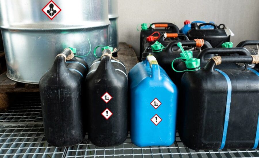 Lagerung von Chemikalien